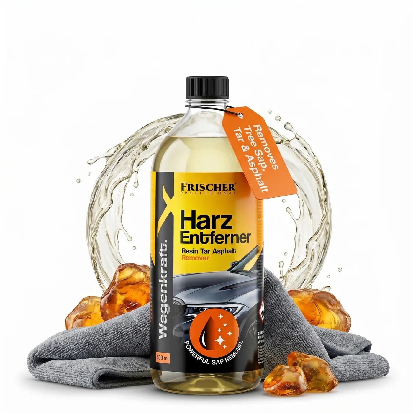 Płyn do usuwania żywicy, smoły z karoserii auta, 500 ml
